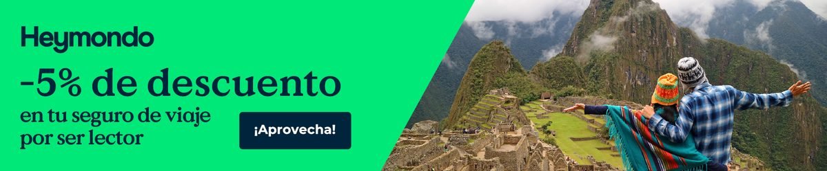 Heymondo: 5 % de descuento en tu seguro de viaje por ser lector