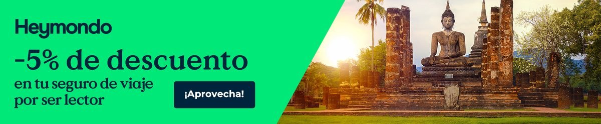 Heymondo: 5 % de descuento en tu seguro de viaje por ser lector